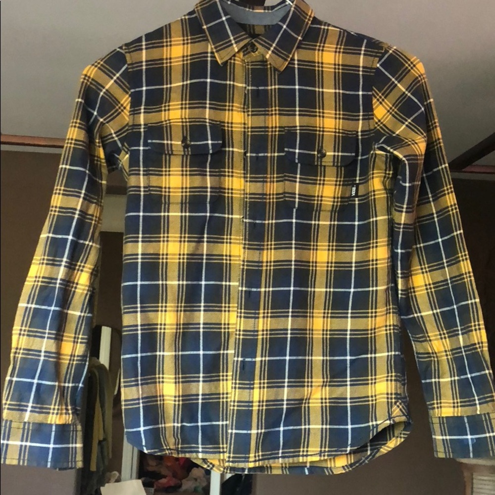 Vans Boys long sleeve plaid shirt